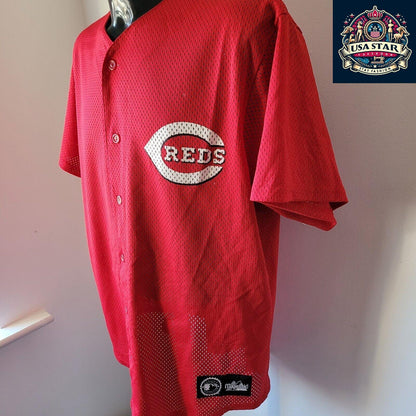 Cincinnati Reds Jersey #30 Ken Griffey Jr. Majestic Shirt L - Quality, Durable, Stylish Fit - USASTARFASHION