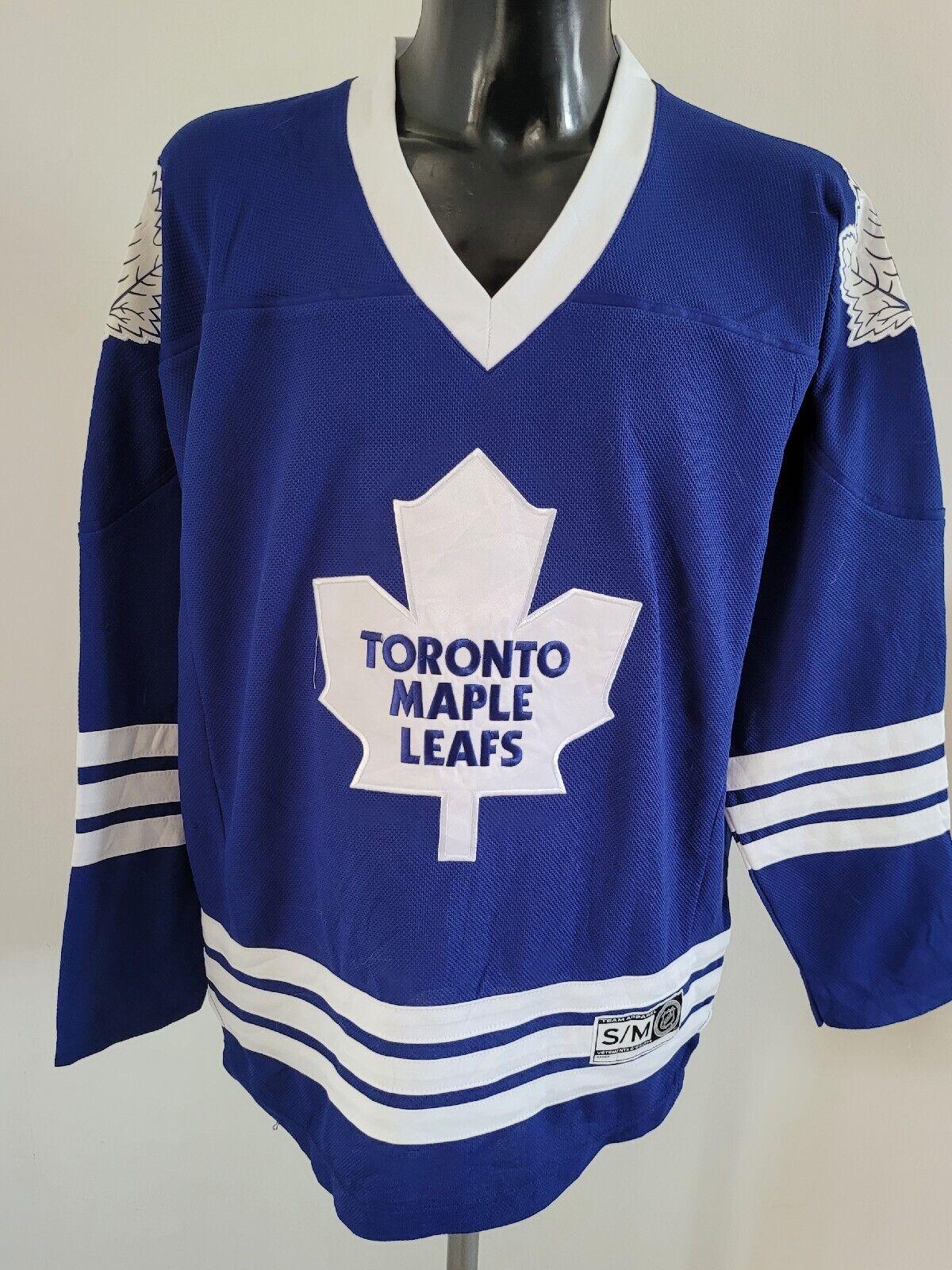 Toronto Maple Leafs NHL Jersey S/M - Grade A Vintage - Pit-to-Pit 26", Back Length 32-USASTARFASHION