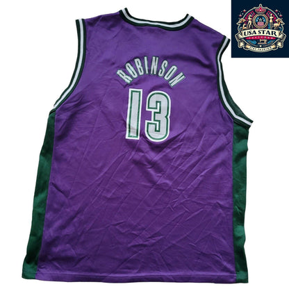 Champion Authentic Vintage Milwaukee Bucks Jersey #13 Robinson Youth XL, Durable & Stylish - USASTARFASHION