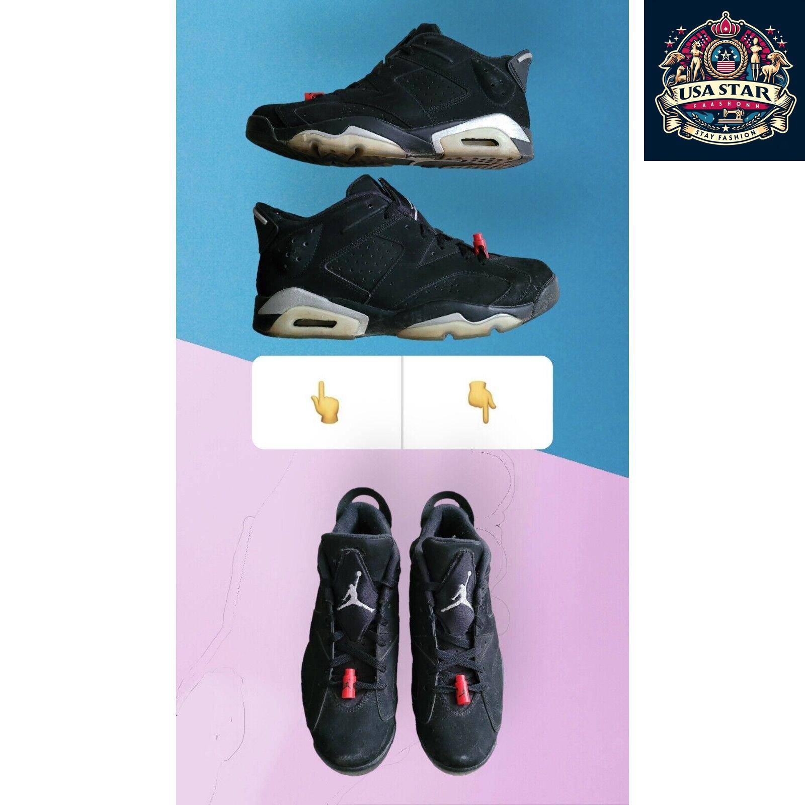 2015 Nike Air Jordan 6 Retro Low 304401-003 Chrome White Silver UK 9.5 - Iconic Basketball Sneakers USASTARFASHION