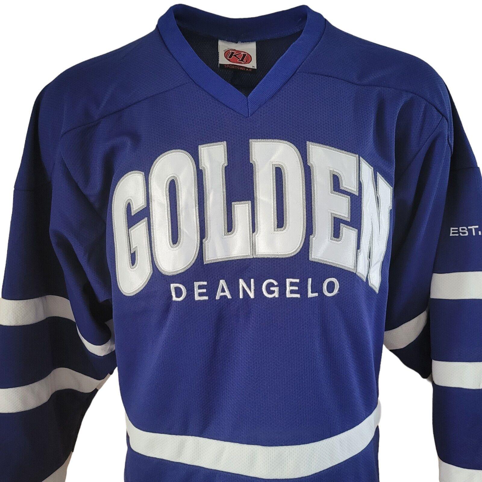 K1 Golden DeAngelo Jersey in Blue | Size M, Collector's Edition-USASTARFASHION