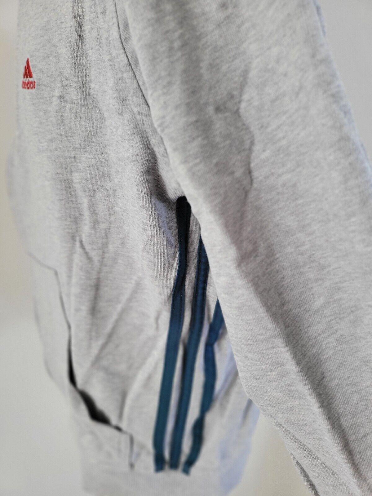 Adidas Full-Zip Tracksuit Top | Size S | Stylish & Comfortable | 40" Chest-USASTARFASHION