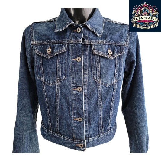 👩‍🦰🧥 **Replay Cotton Denim Jacket Ladies TG (Youth) XL** 🧥👩‍🦰 - USASTARFASHION