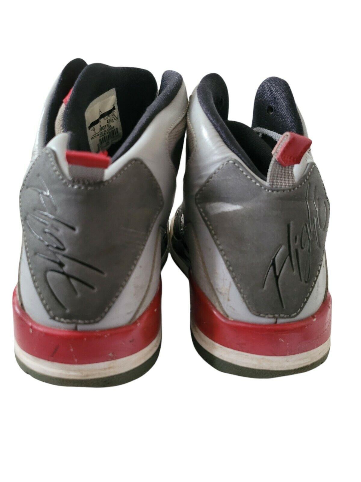 JORDAN Flight Leather Grey Game Basketball Shoes | Size 6 UK-USASTARFASHION