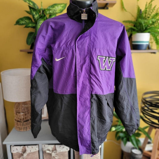 University of Washington Huskies 90s Nike Team Sports Jacket - Vintage NCAA XL - USASTARFASHION