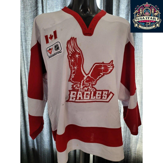 Canada Eagles Jersey NHL KOBE Melo #14 XL - Vintage Style, Quality Construction, Eye-Catching Design - USASTARFASHION