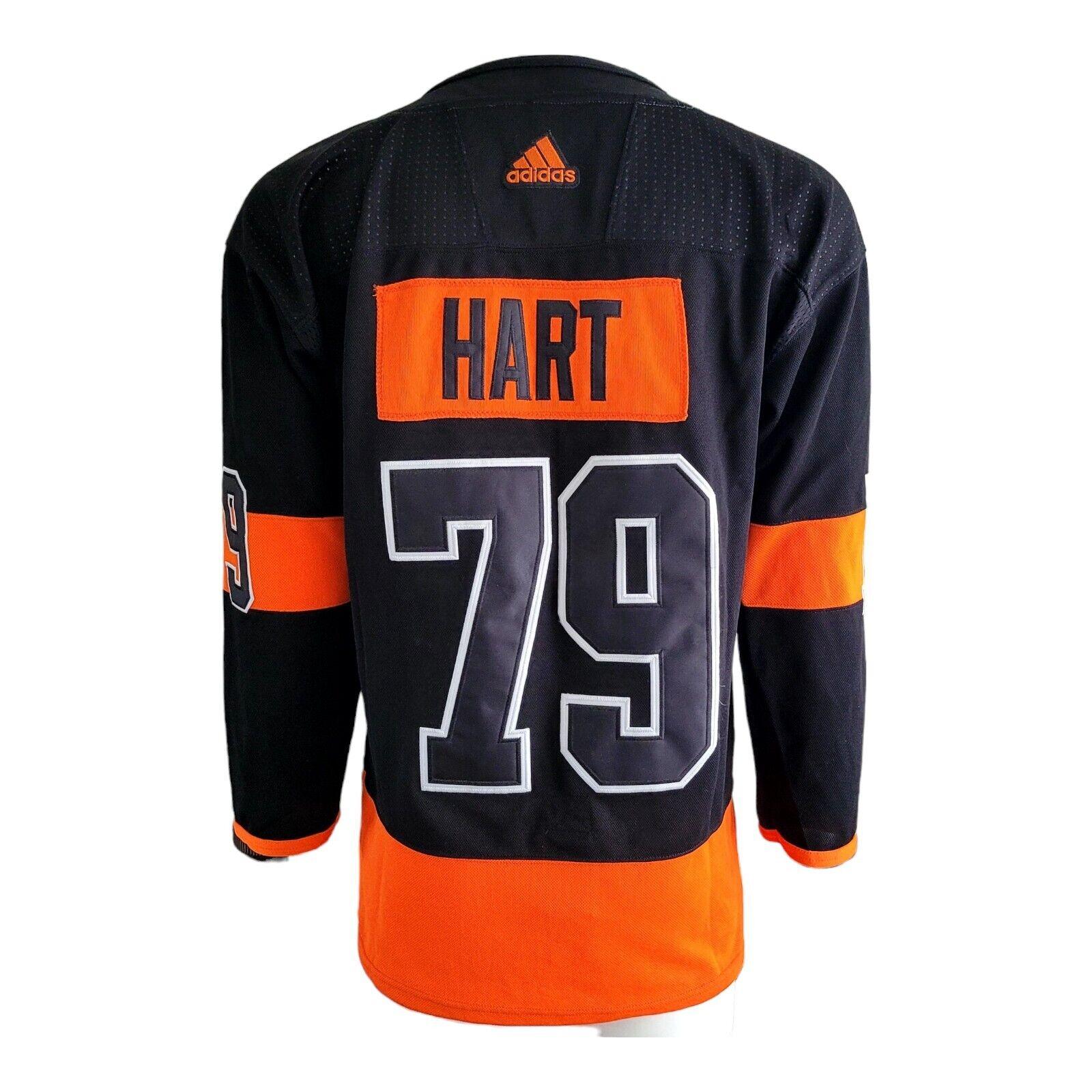 Authentic NHL Philadelphia Flyers #79 Carter Hart Black Jersey - Size 52 / XL-USASTARFASHION