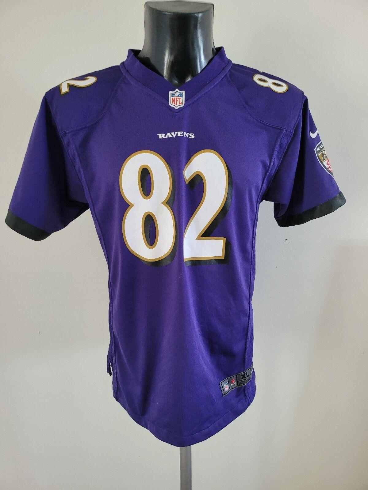 Nike Baltimore Ravens #82 Torrey Smith Youth NFL Jersey XL - On Field Authentic Design-USASTARFASHION