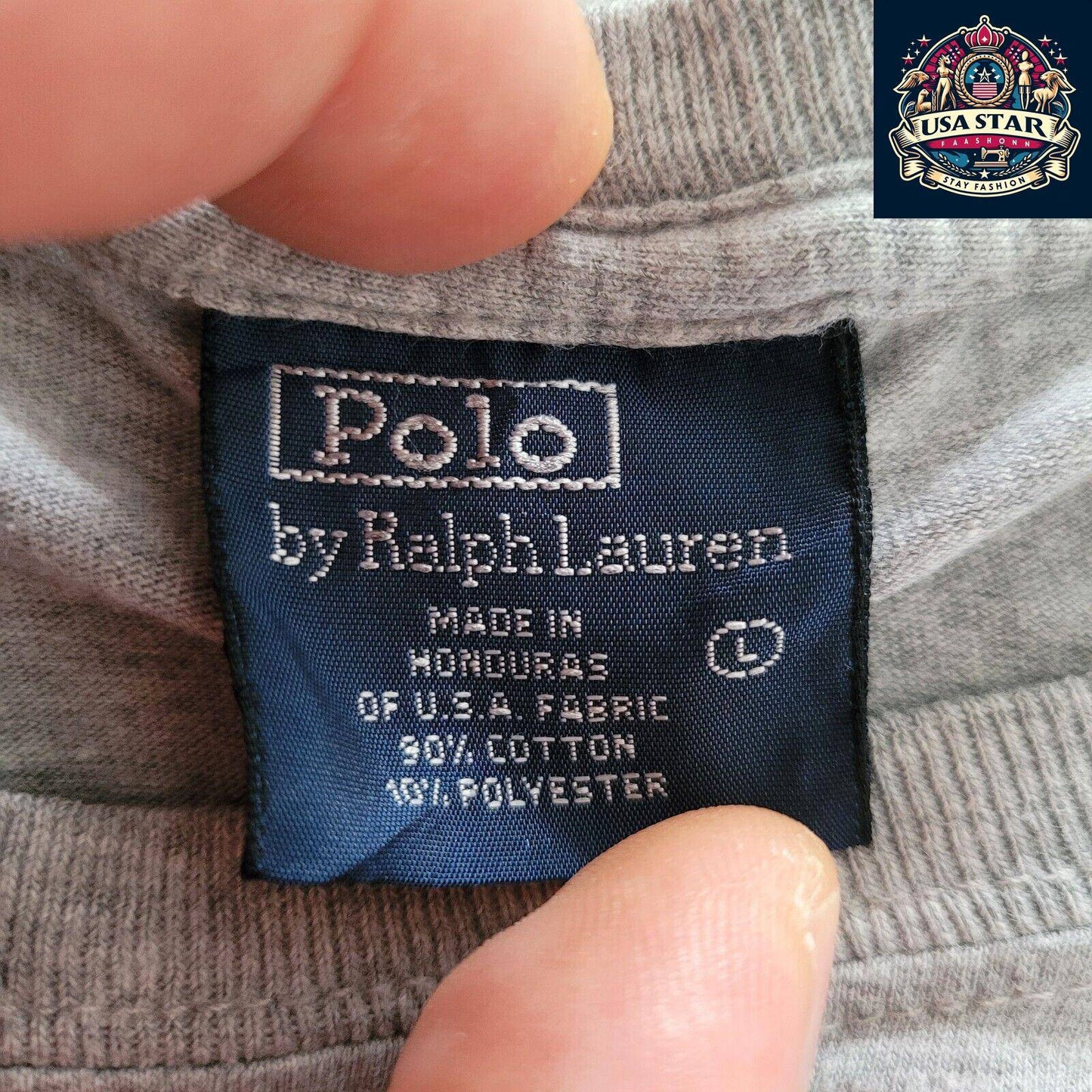 Polo Ralph Lauren Grey Cotton T-Shirt for Men & Women - Soft, Breathable, Timeless Design - USASTARFASHION