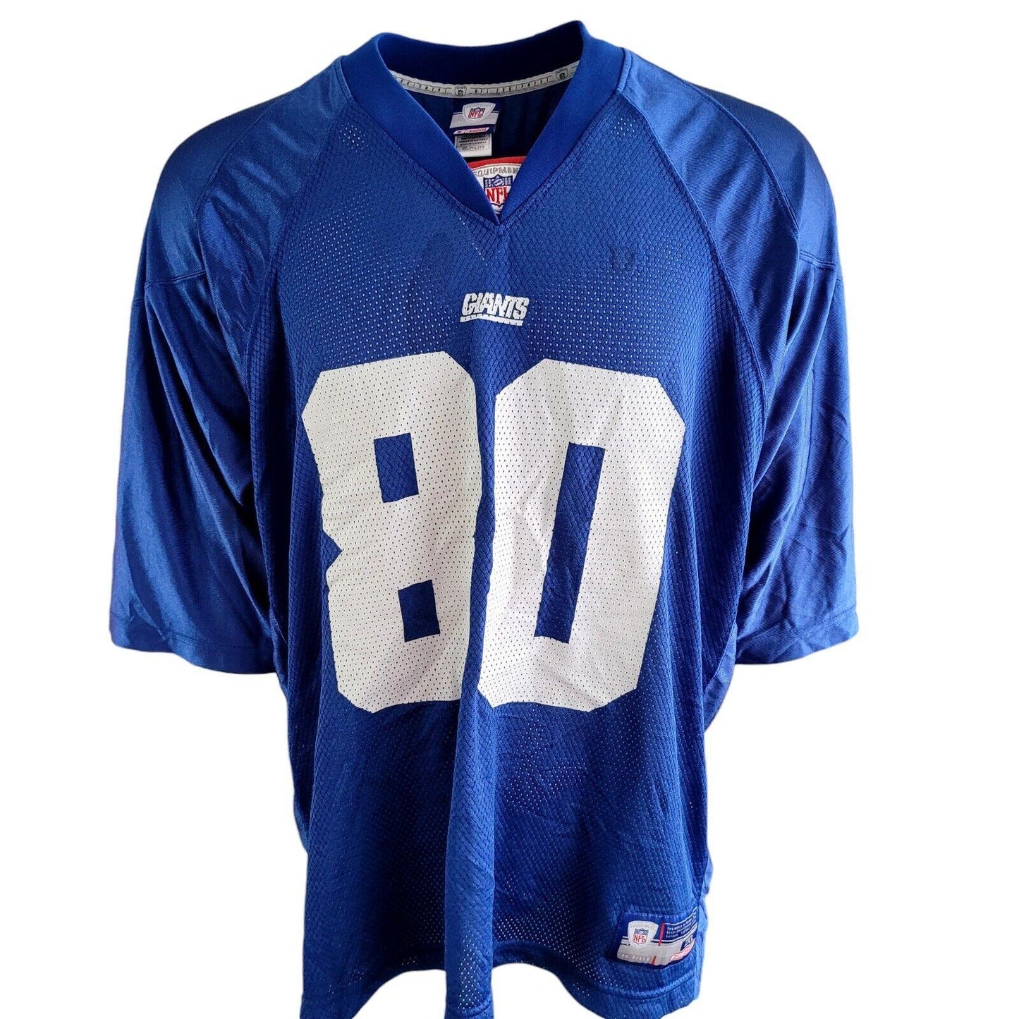 NFL New York Giants Shockey #80 Jersey - Vintage Retro 2XL Official Reebok Icon-USASTARFASHION