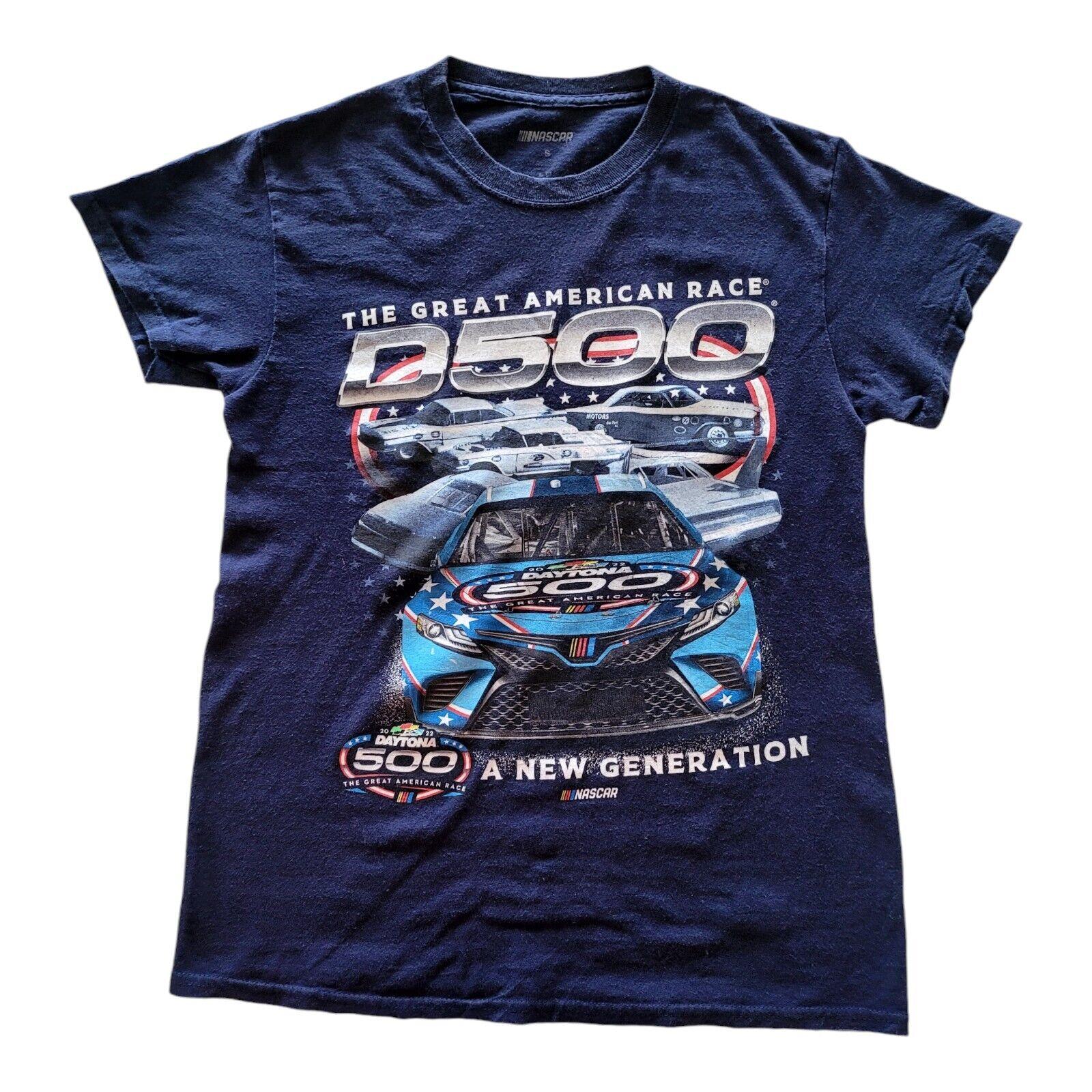 NASCAR Daytona 500 Champions T-Shirt 1959-2021 Graphic, Small, 100% Cotton