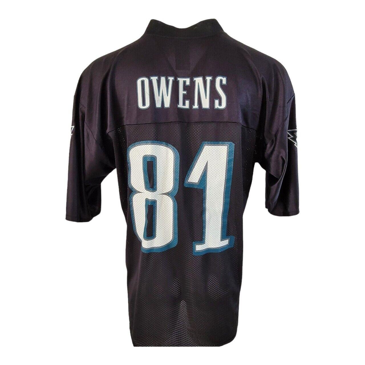 PHILADELPHIA EAGLES "OWENS #81" NFL ON FIELD JERSEY - SIZE L-USASTARFASHION