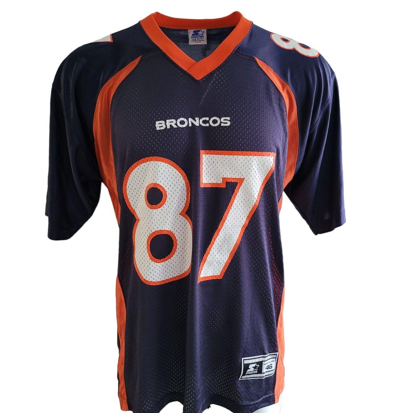 Denver Broncos Ed McCaffrey #87 Starter Jersey - Official Fan Gear-USASTARFASHION