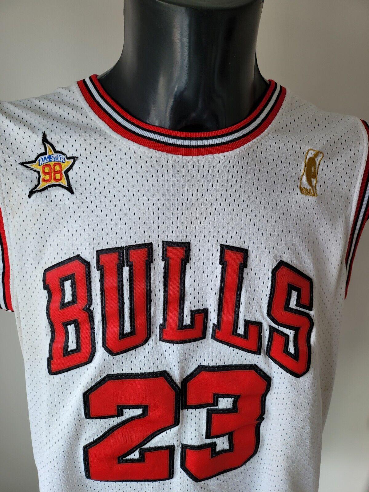 NBA Chicago Bulls #23 Jordan Hardwood Classics Jersey - Size L-USASTARFASHION