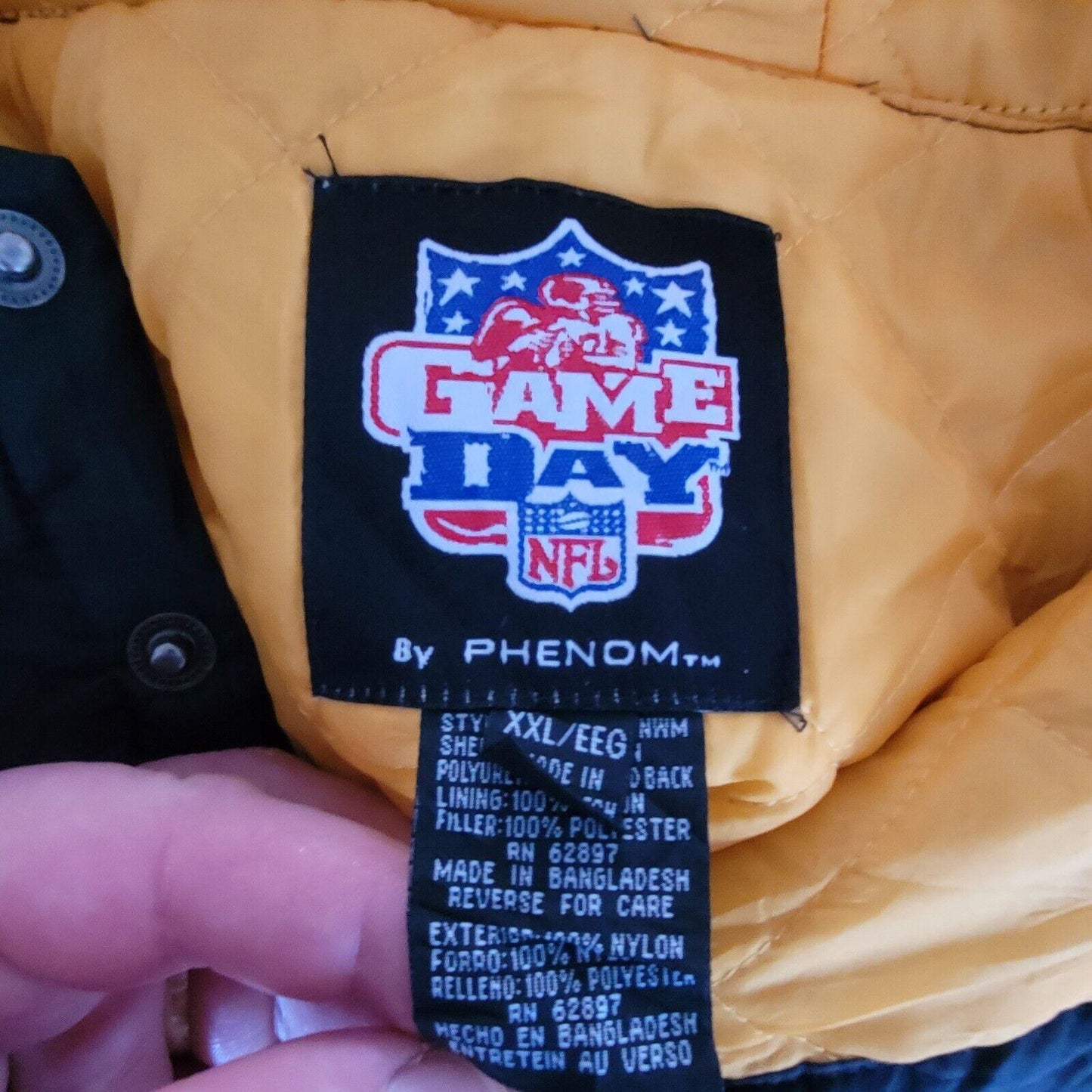 Vintage Pittsburgh Steelers NFL Game Day Jacket 90's XXL Classic Style Comfort-USASTARFASHION