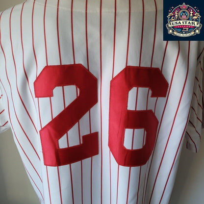 Legends Baseball Jersey #26 Alleson Athletic Size Large - Durable Comfort for Players & Fans - USASTARFASHION