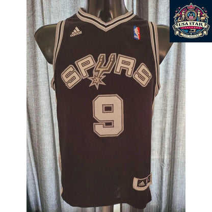 Adidas Tony Parker Jersey #9 San Antonio Spurs Youth Large – Authentic NBA Apparel for Young Fans - USASTARFASHION