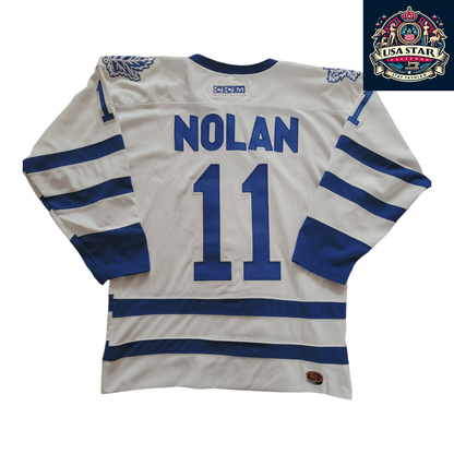 Toronto Maple Leafs Jersey Owen Nolan CCM #11 Adult Medium - Moisture-Wicking Fabric - USASTARFASHION