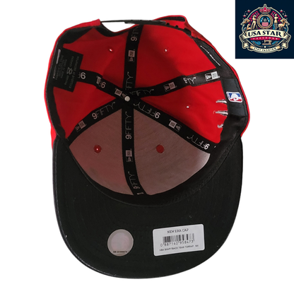 Toronto Raptors Snapback Cap by New Era - Red and Black 9Fifty Design with Embroidered Logos - USASTARFASHION