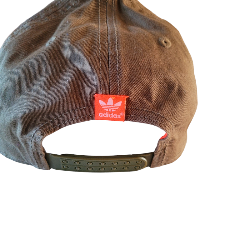 Adidas Snapback Hat - Camo Trefoil Logo with Neon Orange Trim, Adjustable One Size, Unisex - USASTARFASHION