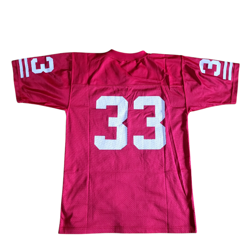 Ron Dayne Jersey #33 Reebok Medium Heisman Trophy Winner NY Giants Broncos Texans - USASTARFASHION