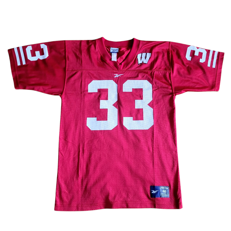 Ron Dayne Jersey #33 Reebok Medium Heisman Trophy Winner NY Giants Broncos Texans - USASTARFASHION