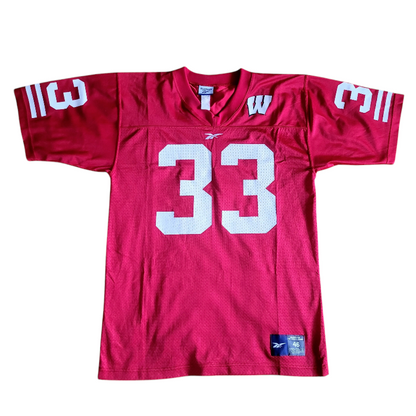 Ron Dayne Jersey #33 Reebok Medium Heisman Trophy Winner NY Giants Broncos Texans - USASTARFASHION