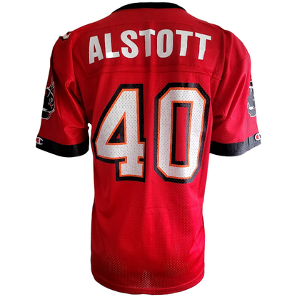 Mike Alstott Jersey #40 Champion Tampa Bay Buccaneers Small Authentic NFL Like New Condition - USASTARFASHION