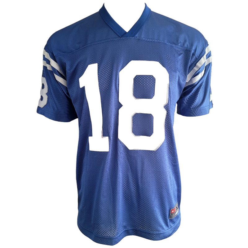 Peyton Manning Jersey XL Nike Indianapolis Colts, Unique Pale Blue Color, Limited Edition - USASTARFASHION