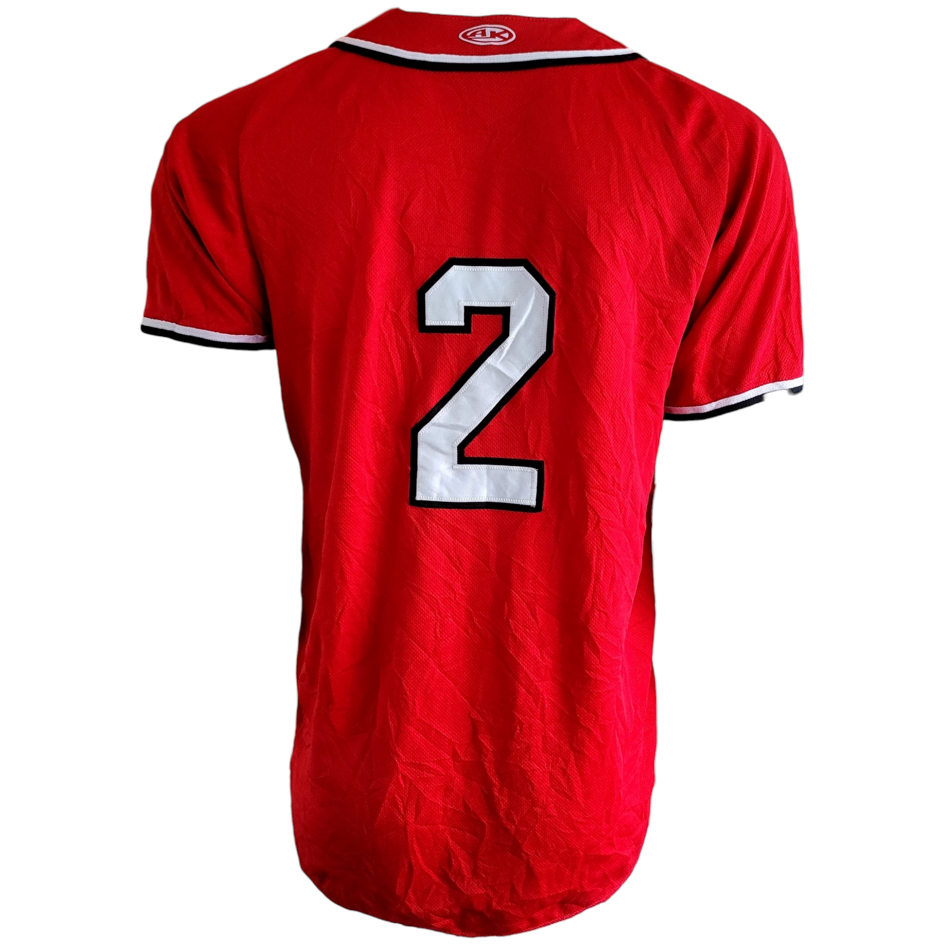 a baseball jersey with the number 2 on it