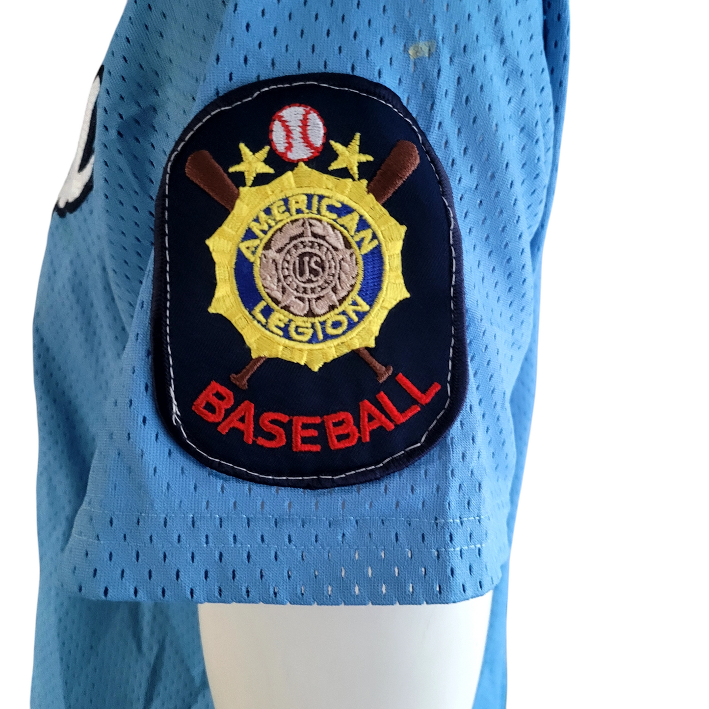 a baseball uniform with a patch on it