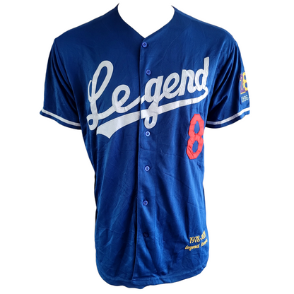 a baseball jersey with the word legend on it