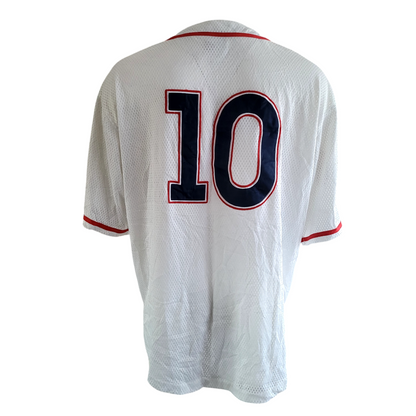 a baseball jersey with the number 10 on it