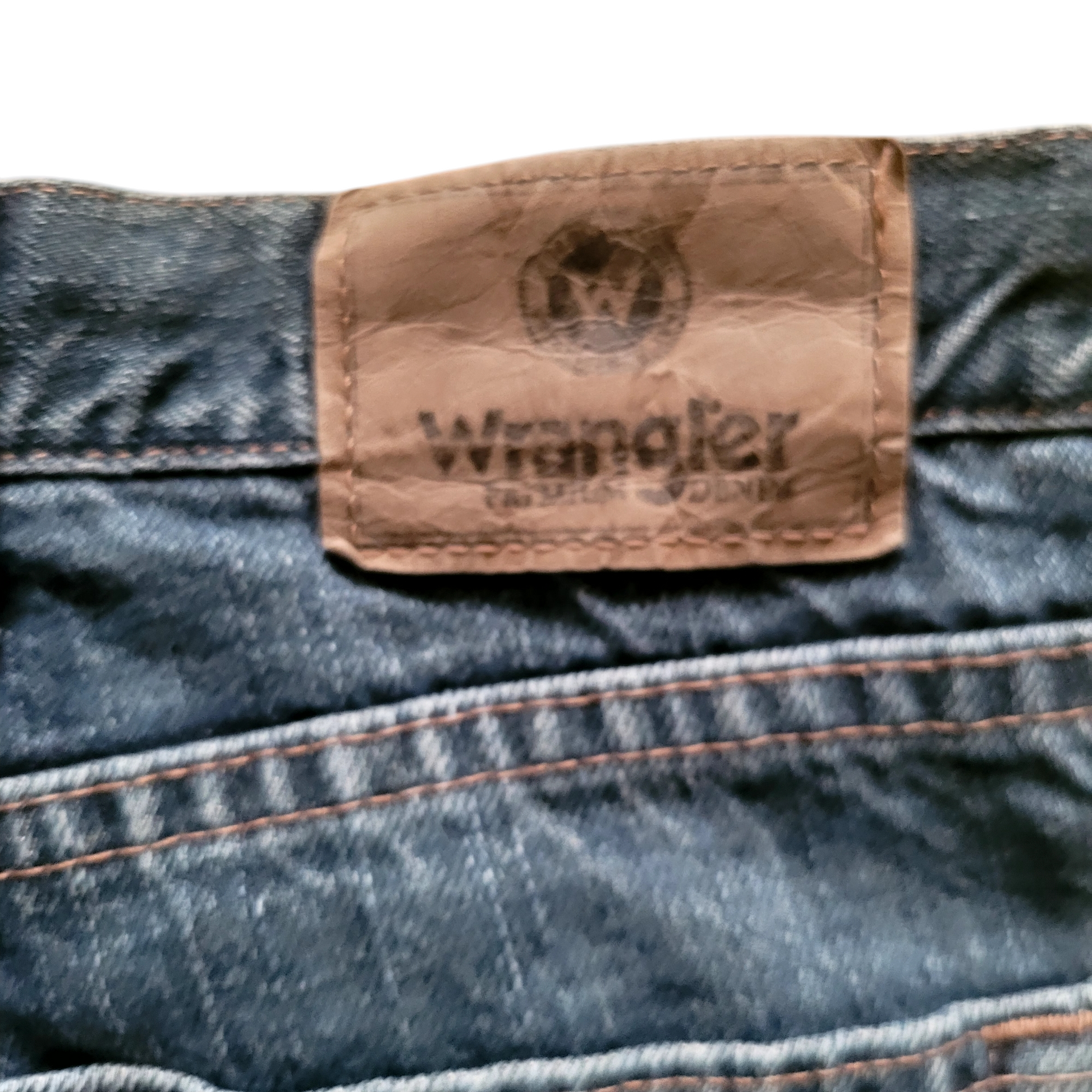 Wrangler Jeans Men's Regular Fit Dark Wash Straight-Leg, 40x30, 100% Cotton, Pre-Owned - USASTARFASHION