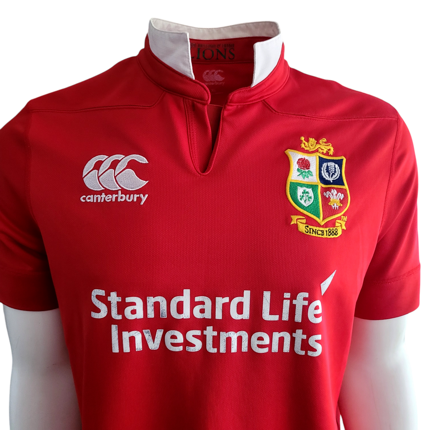 Canterbury British And Irish Lions Jersey XL - Vaposhield Technology, Embroidered Details - USASTARFASHION