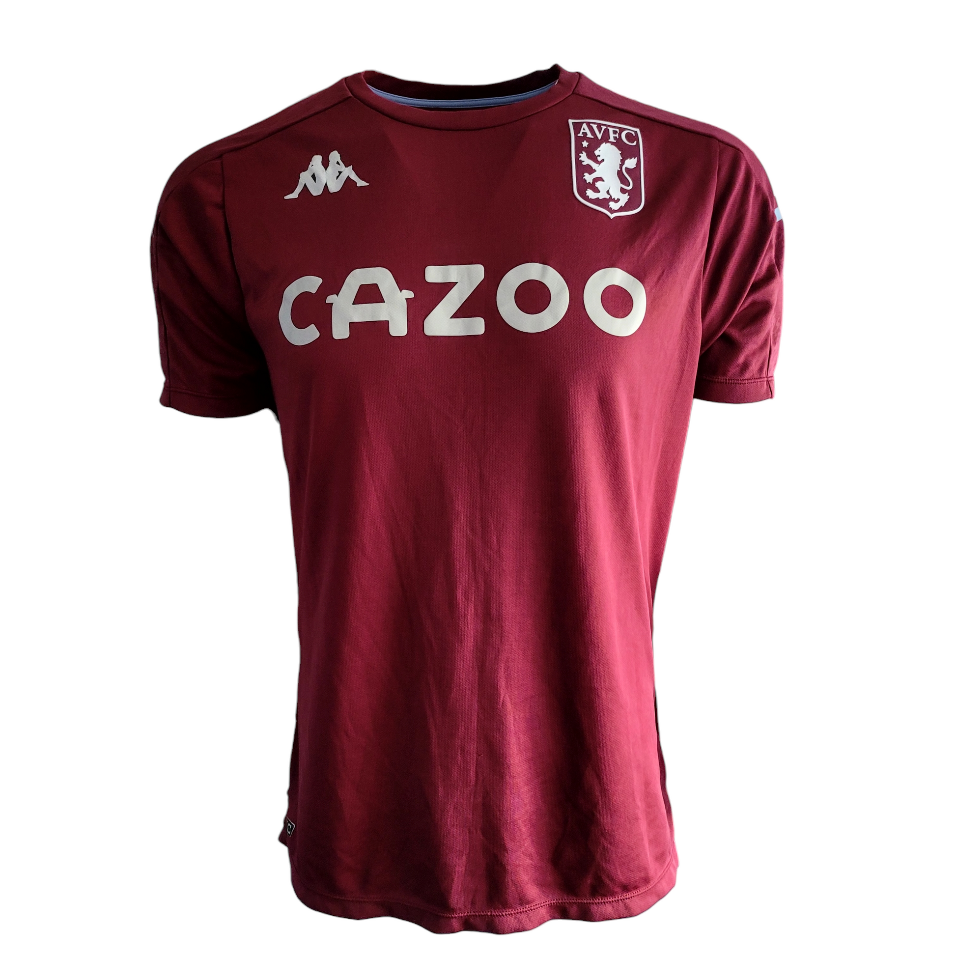 Kappa Aston Villa Shirt - Authentic Maroon Team Wear, XL, Short Sleeve, 100% Polyester - USASTARFASHION