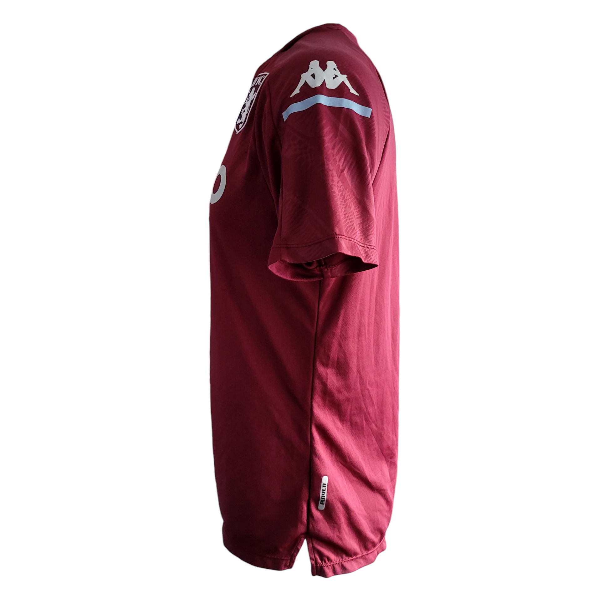 Kappa Aston Villa Shirt - Authentic Maroon Team Wear, XL, Short Sleeve, 100% Polyester - USASTARFASHION