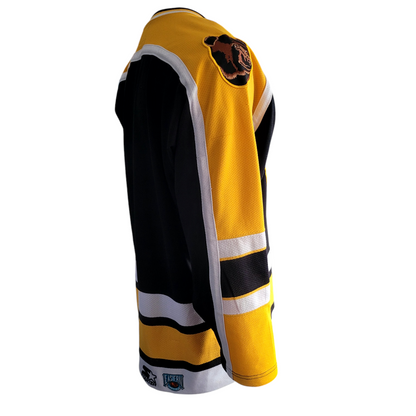 Boston Bruins Jersey - Small - Authentic Starter NHL Apparel in Black, Yellow & White - USASTARFASHION