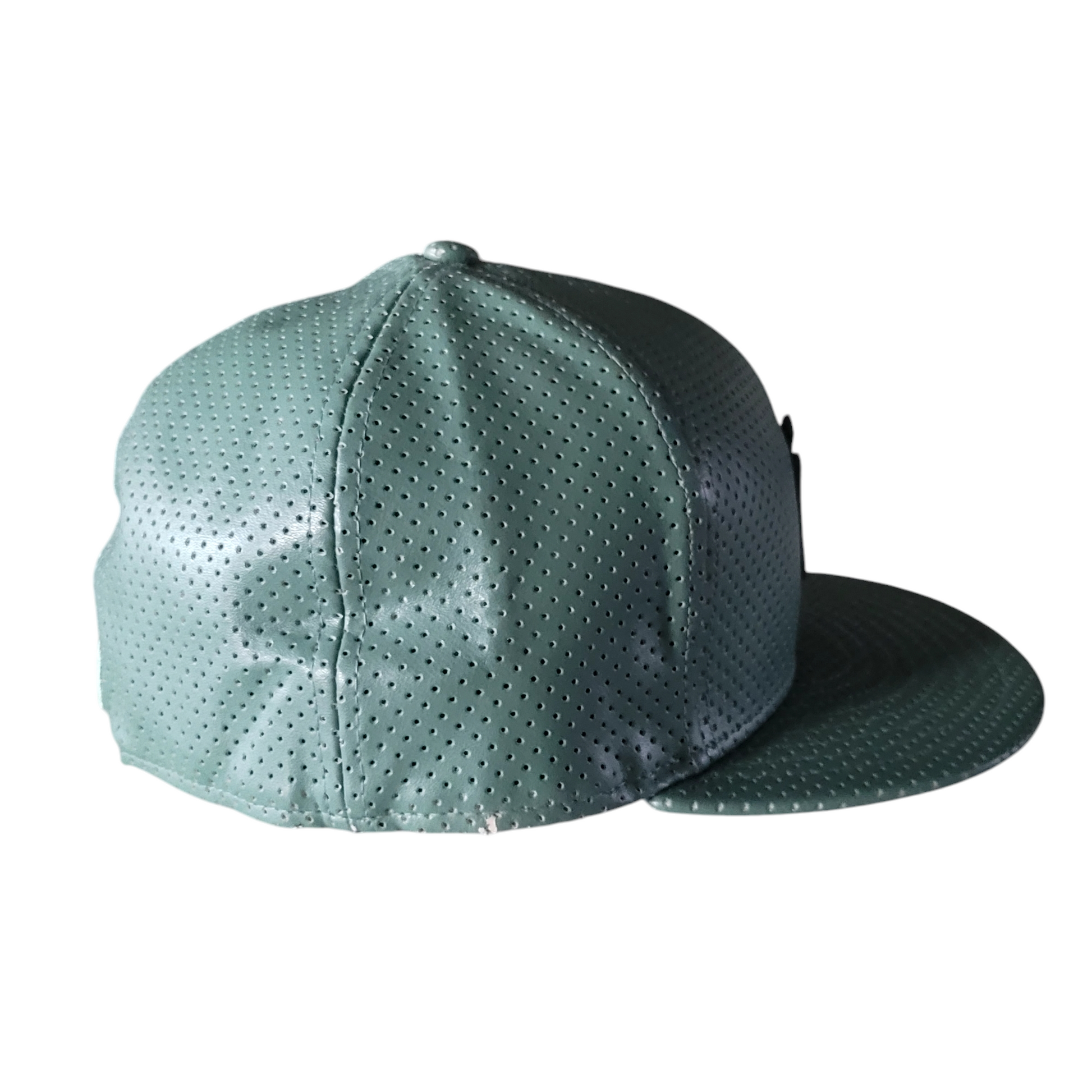 New York Yankees Green Perforated Cap - New Era 59FIFTY, Size 7 3/8 (58.7 cm), Authentic Design - USASTARFASHION