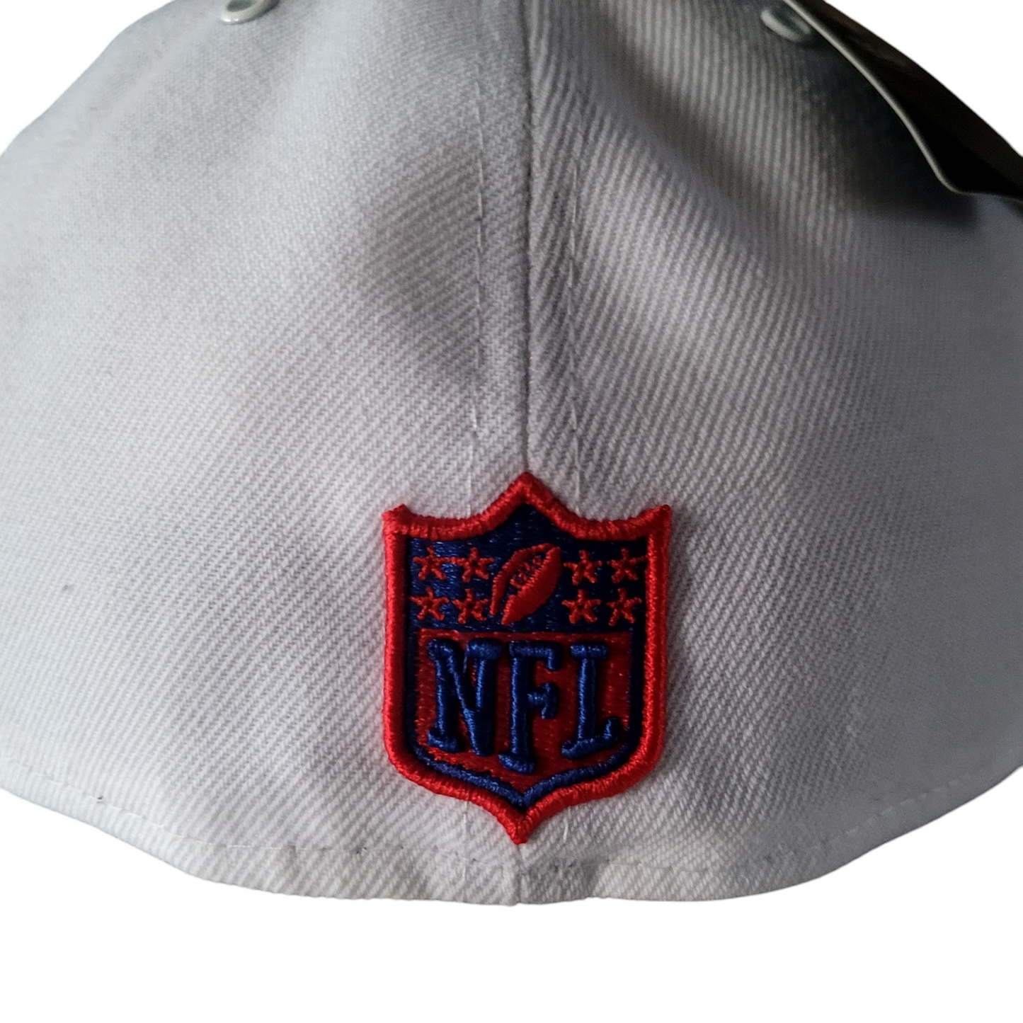 Buffalo Bills Cap New Era 59FIFTY NFL Team Headwear Size 7 3/8 White/Blue Fitted Hat - USASTARFASHION