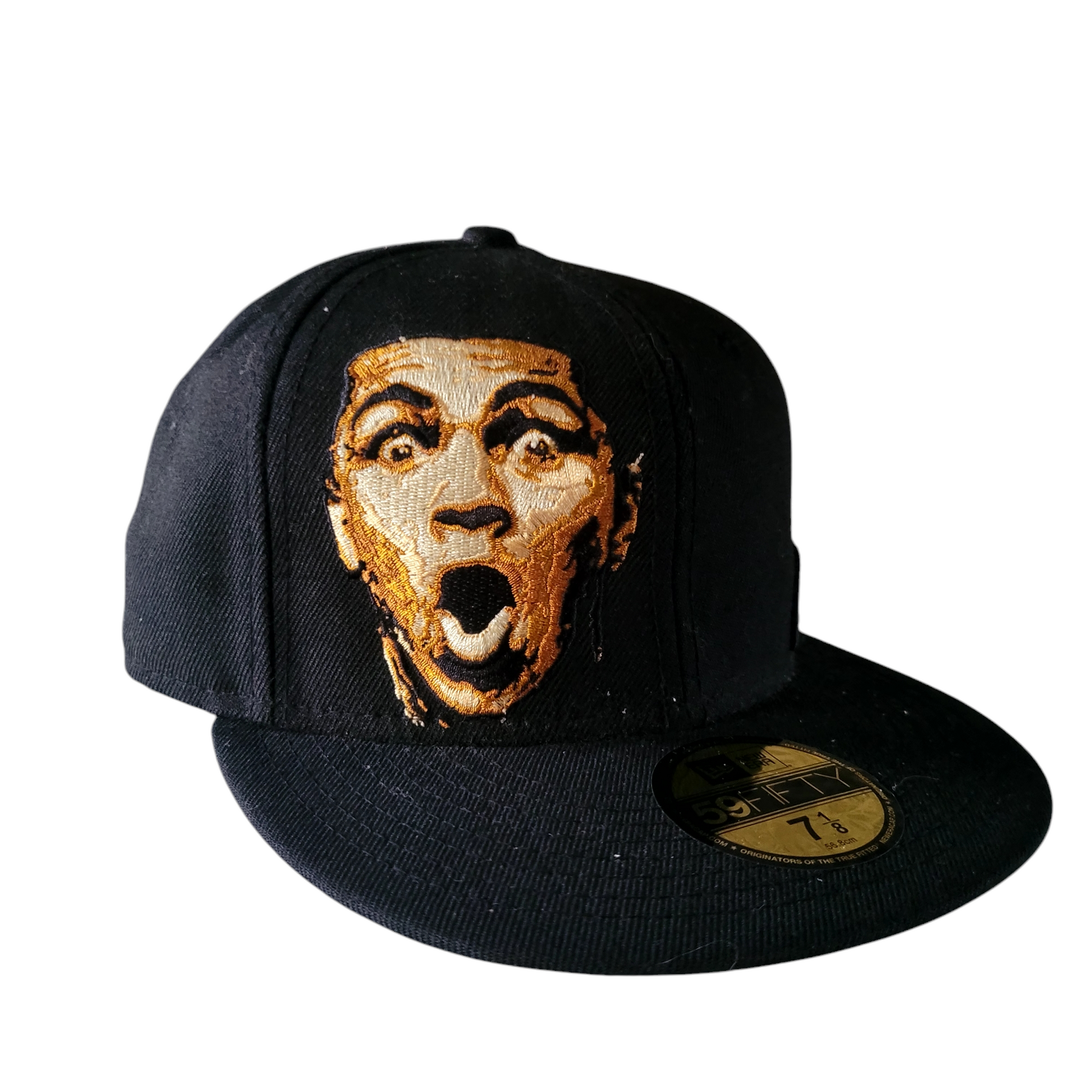 New Era Muhammad Ali Hat - Black & Gold - Size 7 1/8 (56.8 cm) - 100% Wool - Collector's Item - USASTARFASHION