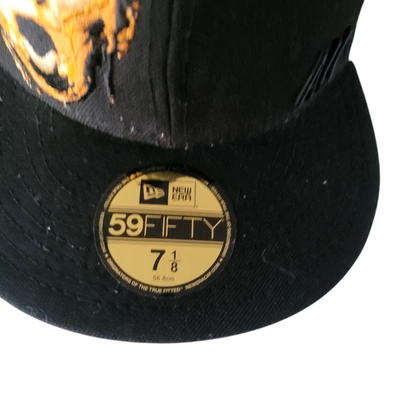 New Era Muhammad Ali Hat - Black & Gold - Size 7 1/8 (56.8 cm) - 100% Wool - Collector's Item - USASTARFASHION