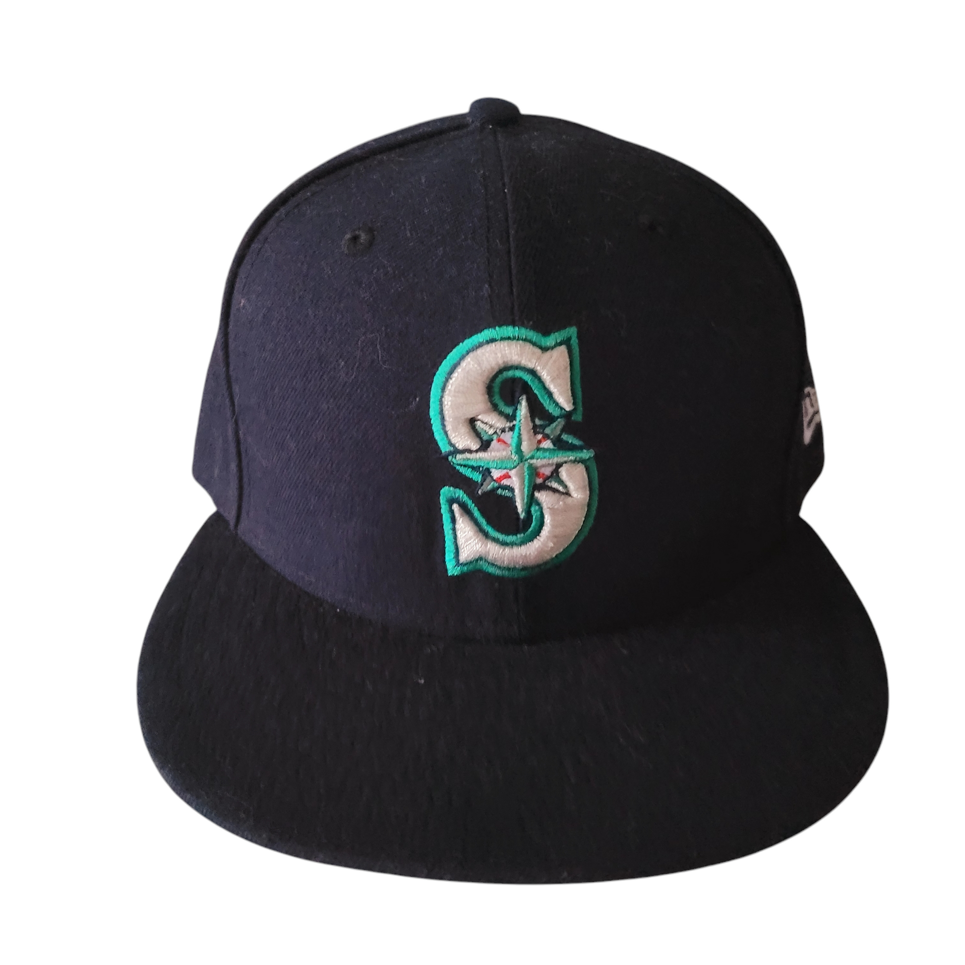 Seattle Mariners Fitted Cap 7 3/8 - Vintage Grade A Mint Condition - Authentic New Era Hat - USASTARFASHION