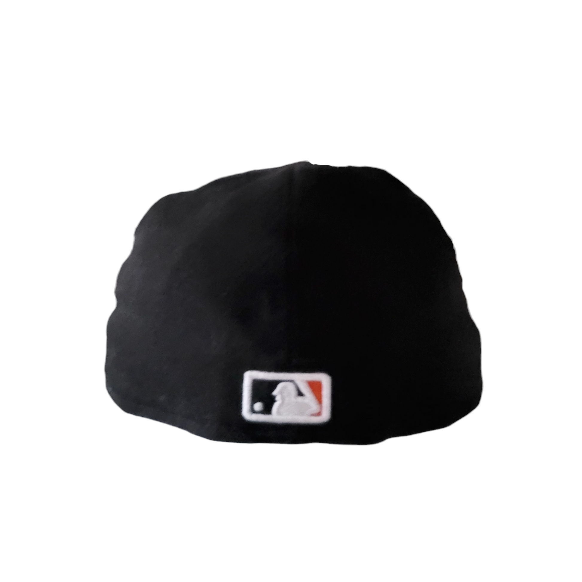 Baltimore Orioles Fitted Cap - Black & Orange New Era Hat (Size 7 3/8) Authentic MLB Merchandise - USASTARFASHION