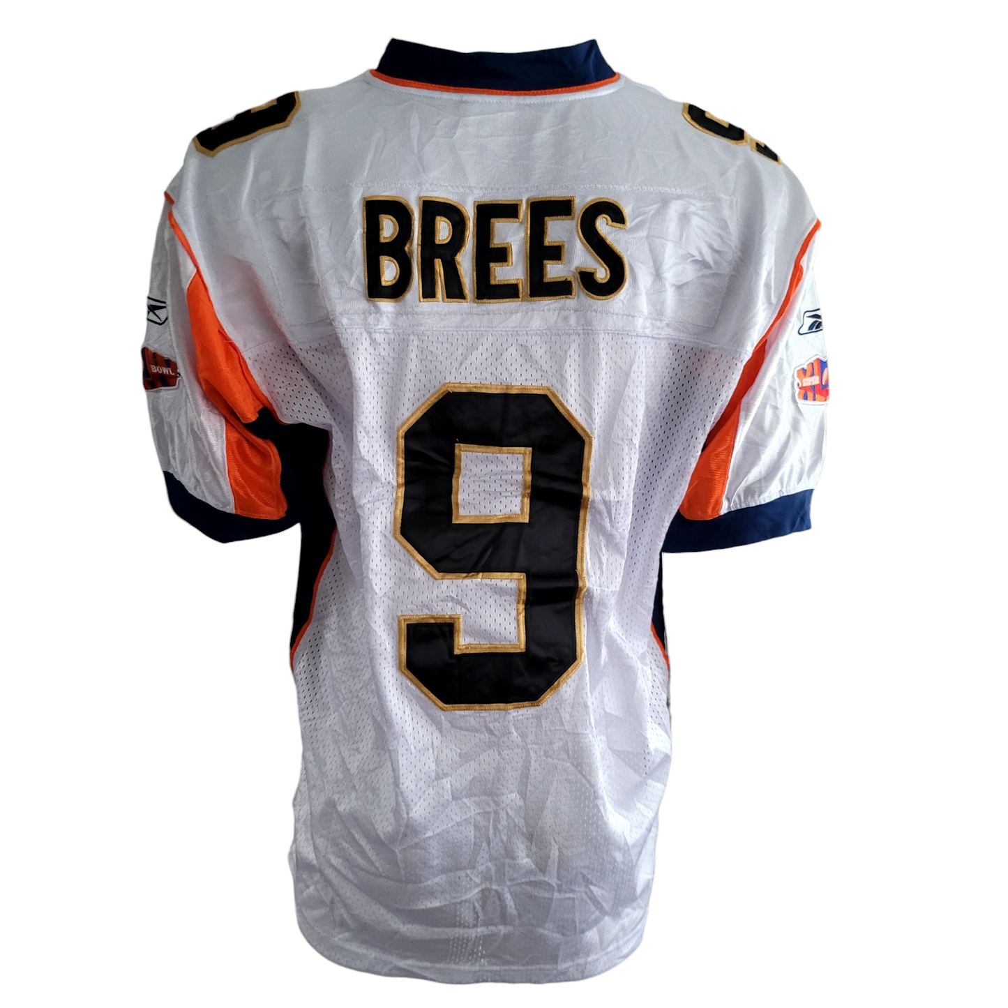 Drew Brees Jersey NFL Reebok Pro Bowl Authentic Size 52 White/Orange - Collectible Sports Apparel - USASTARFASHION