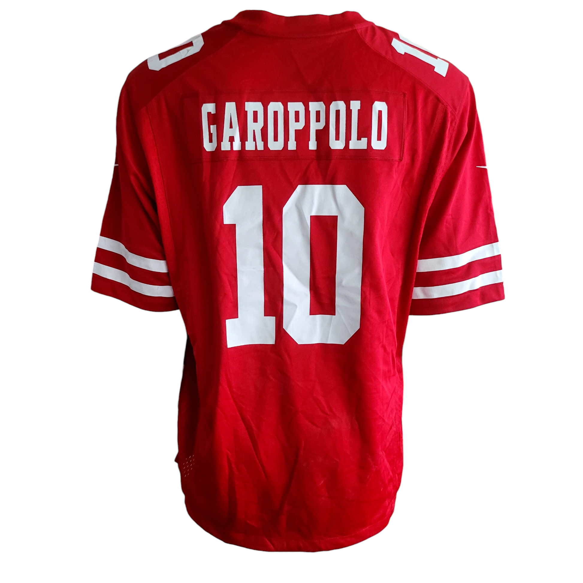 Jimmy Garoppolo San Francisco 49ers Jersey Red Nike Size XL - NFL Official Authentic Design - USASTARFASHION