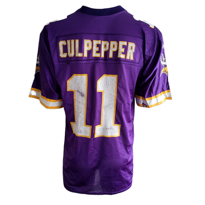 Dante Culpepper Jersey #11 - Minnesota Vikings - Purple Medium - Pre-Owned NFL Gear - USASTARFASHION