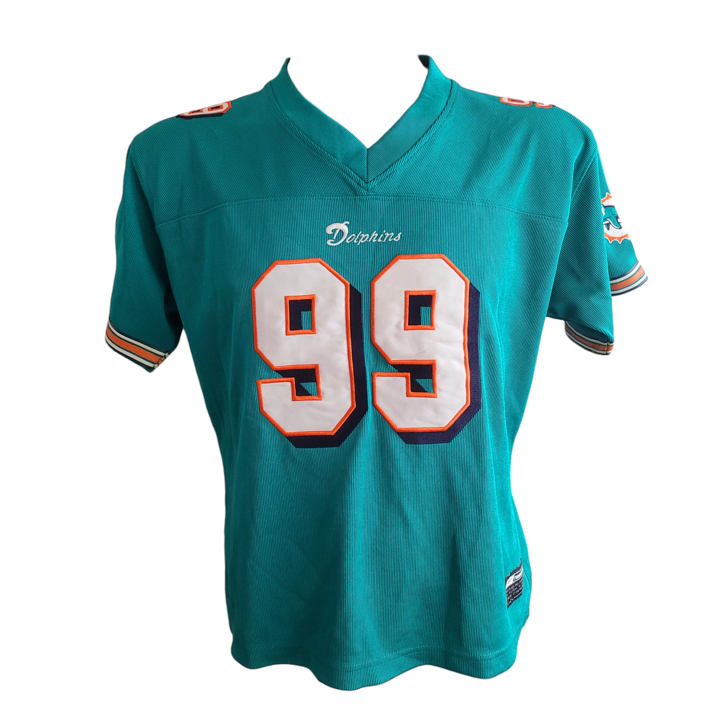 a football jersey with the number 99 on it