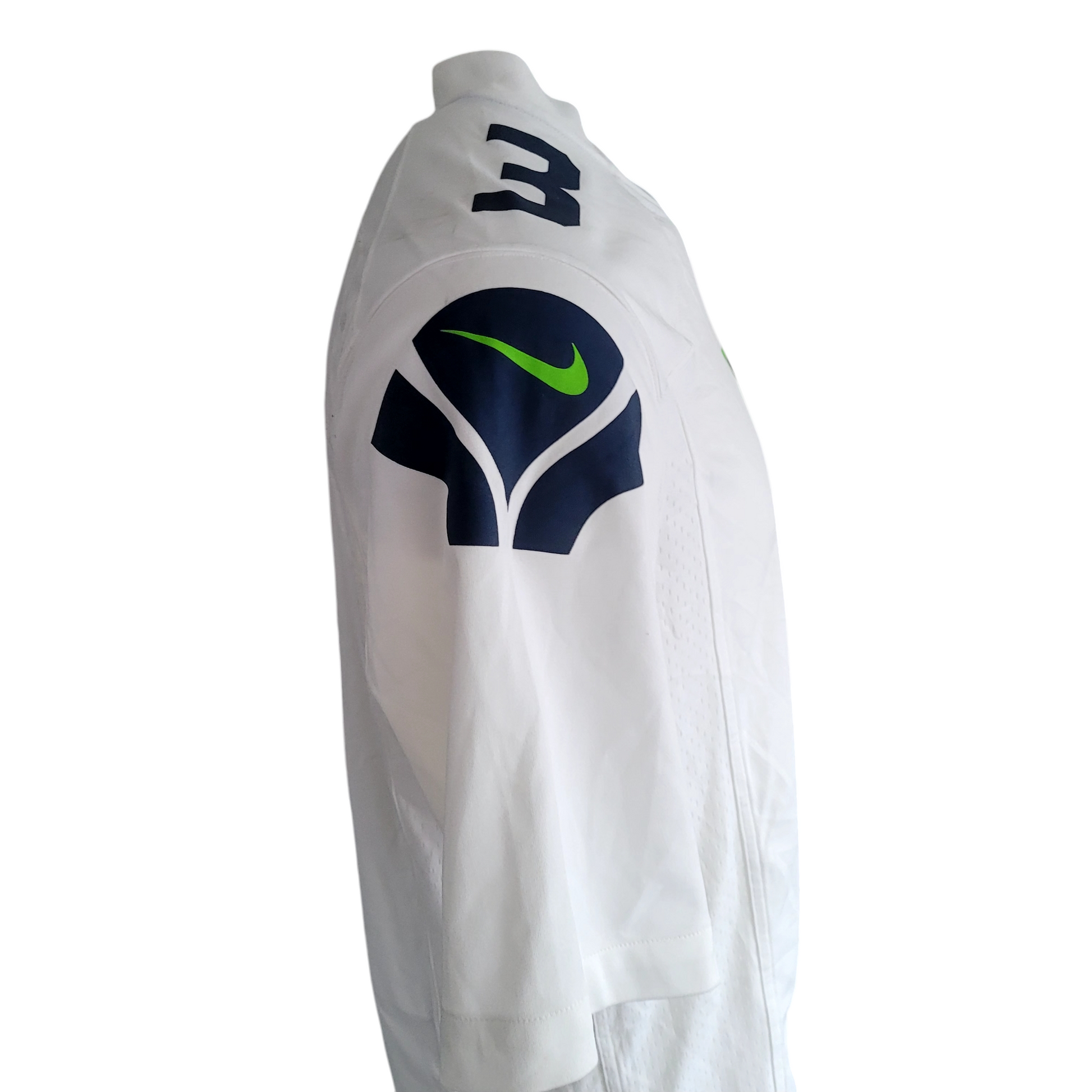 Russell Wilson Seattle Seahawks NFL Jersey #3 White Size M Nike On Field - USASTARFASHION