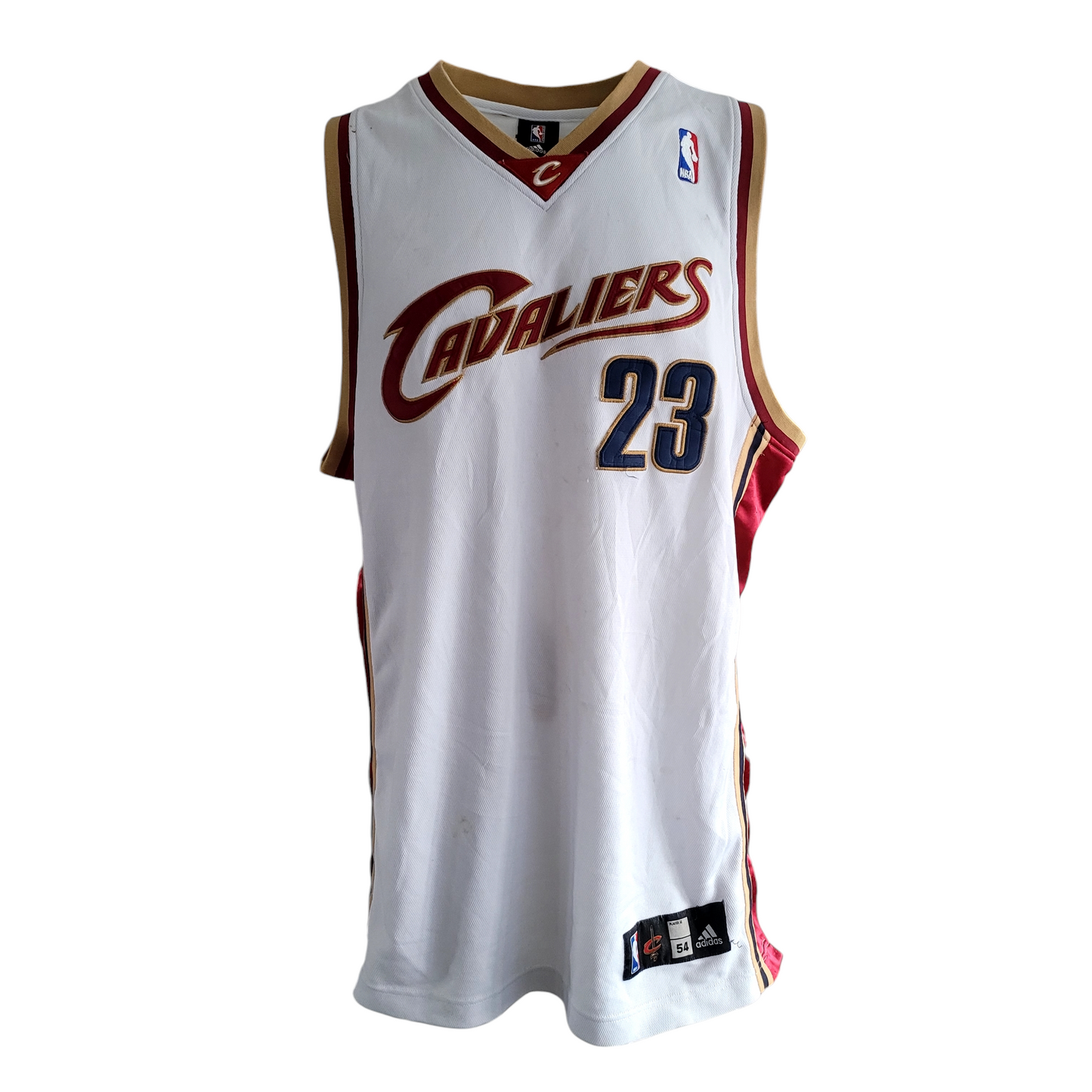 LeBron James Cleveland Cavaliers Adidas Authentic Jersey - Size 54 White NBA Player #23 - USASTARFASHION